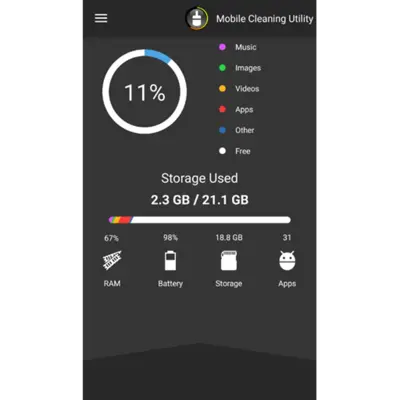 Mobile Cleaning Utility android App screenshot 3